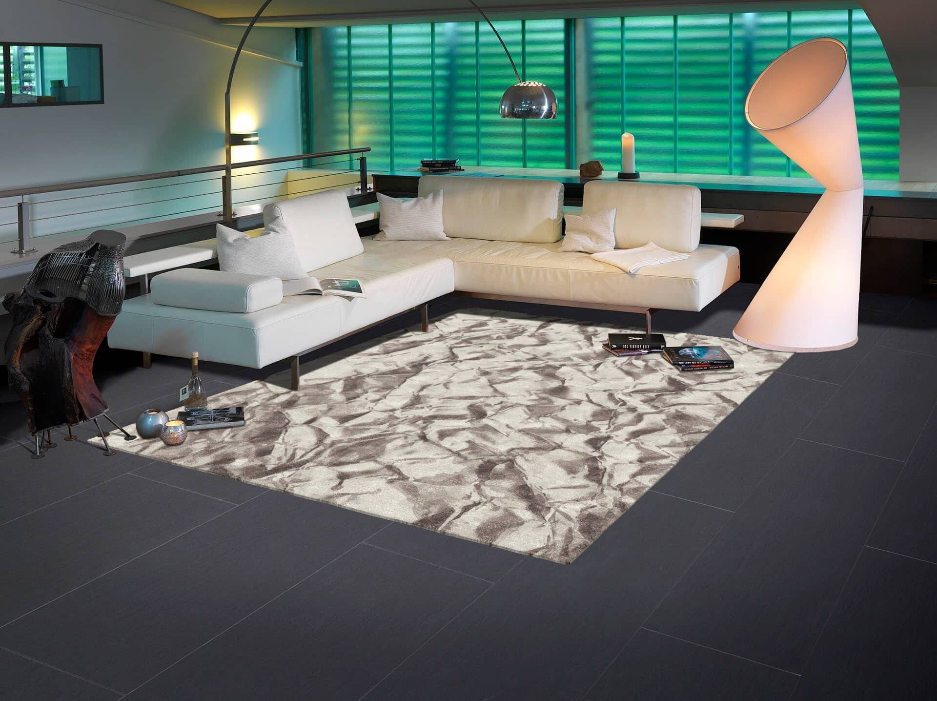 Makalu Nepal Teppich Millenium VT388 beige Handgetuftet im Wunschmaß – Bild 2
